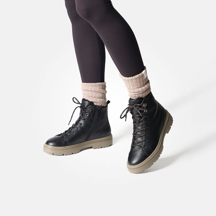 Paul Green SUPER SOFT Schnürstiefelette mit Warmfutter 5287-014 Fabrikverkauf
