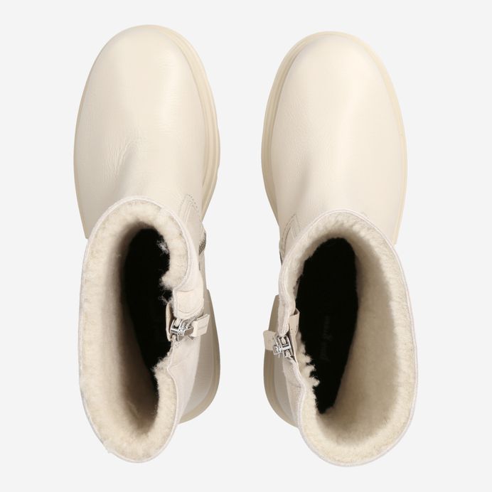 Paul Green Stiefelette mit Lammfell 8064-004 Tiefpreis