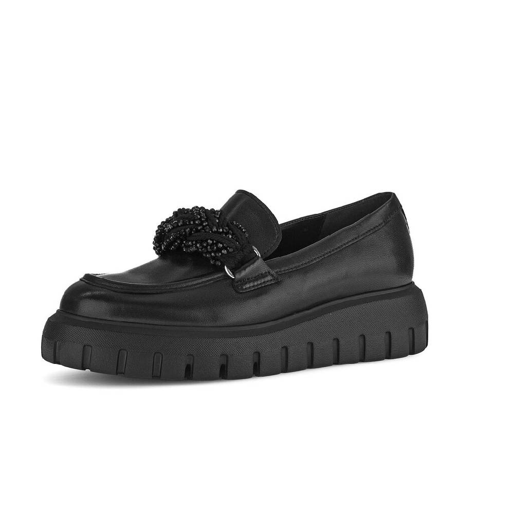 Pius Gabor Loafer schwarz Heißer Verkauf