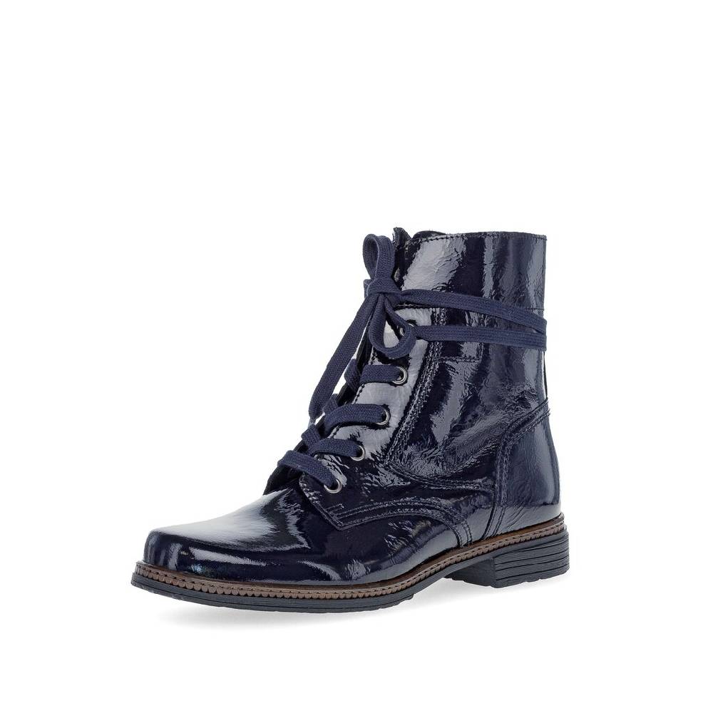 Pius Gabor Schnürstiefelette blau VIP-Rabatte