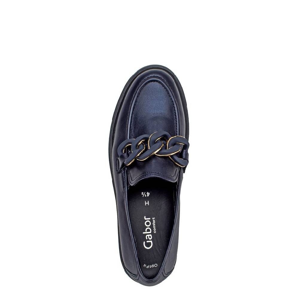 Pius Gabor Loafer blau Super Sparpreis
