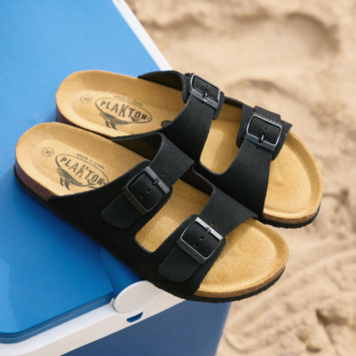 Plakton Formentera Black Nobuck Flash Sale