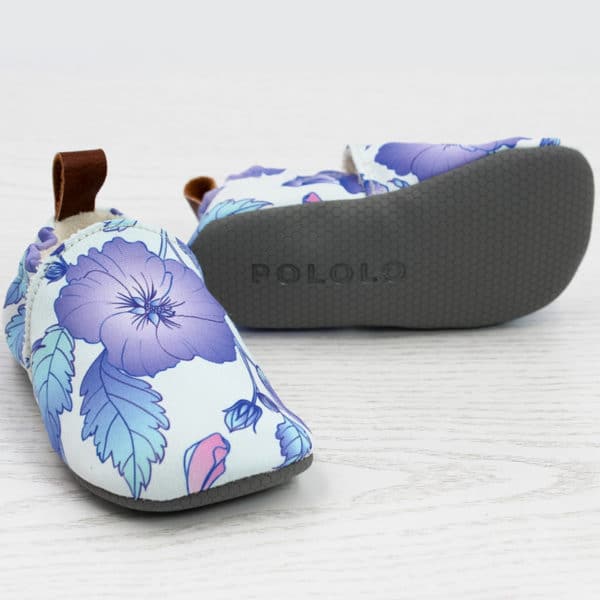 Pololo Barfuß Hausschuh Blaue Blume Zeitbegrenzte Promotion