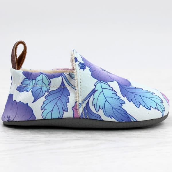 Pololo Barfuß Hausschuh Blaue Blume Zeitbegrenzte Promotion
