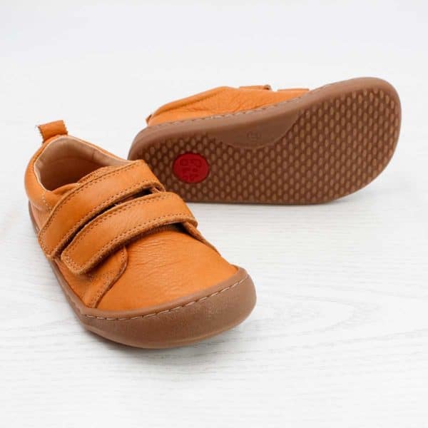 Pololo Barfuss Sneaker Leder hellbraun Discount Store für neue Produkte