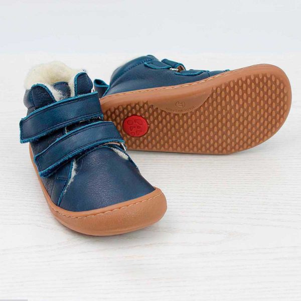 Pololo Barfuß Winterstiefel Blau 50% Rabatt mit kostenlosem Versand