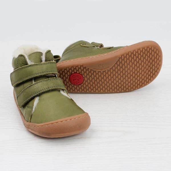 Pololo Barfuß Winterstiefel Grün Clearance-Verkauf