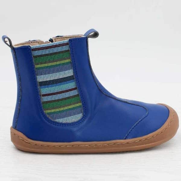 Pololo Barfußschuh Chelsea aus Kaktusleder Blau (vegan) Speichern exportieren