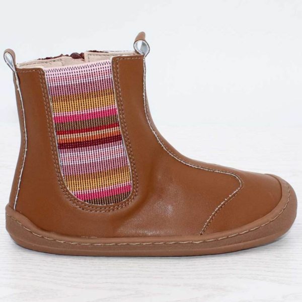 Pololo Barfußschuh Chelsea aus Kaktusleder Braun (vegan) Black Friday Preise
