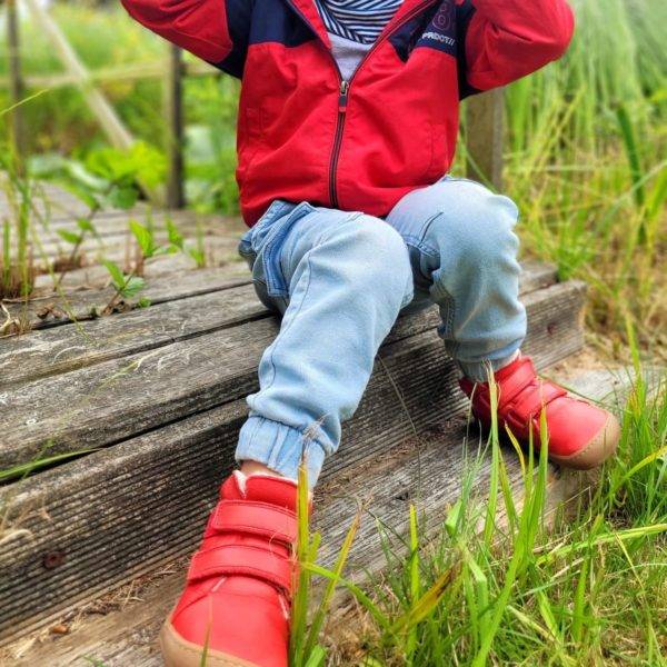Pololo Barfuß Winterstiefel Rot Auslauf