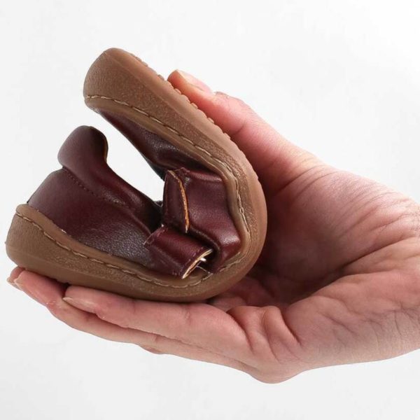 Pololo Barfußschuh Chelsea Leder Braun Angebote