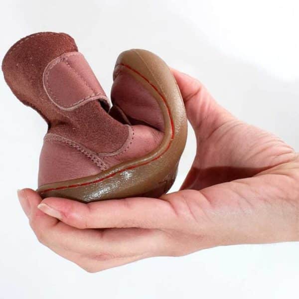 Pololo Barfußschuh Chelsea Leder Lila Hotsell
