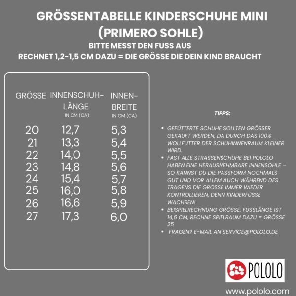 Pololo Nino Wollfutter Rot Online Shopping