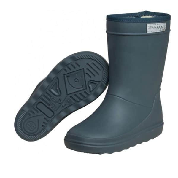 Pololo Gummistiefel EnFant gefüttert Blau 20-30 Muttertagsangebot