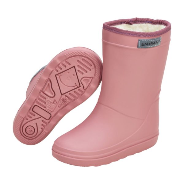 Pololo Gummistiefel EnFant gefüttert Rosé 20-30 Valentinstagsangebot