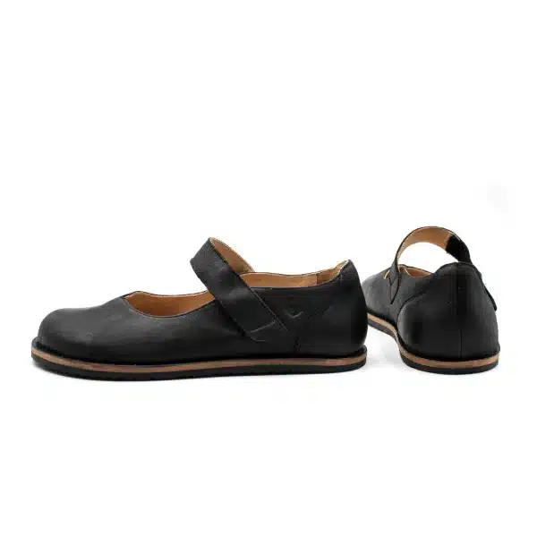 Pololo Barfußschuh Ballerina „Alma“ von Martin Natur – schwarz Kauf eins, bekomm eins gratis