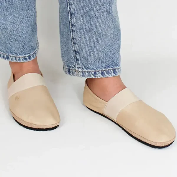 Pololo Barfußschuh für große Kinder und Erwachsene “MN-Apache” beige VIP-Rabatte