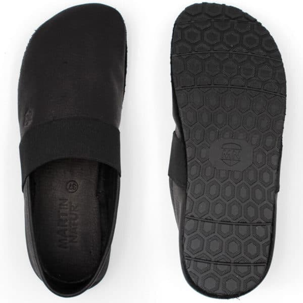 Pololo Barfußschuh für große Kinder und Erwachsene “MN-Apache” schwarz Kostenlose Rückgabe