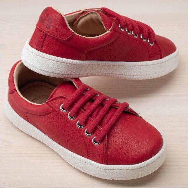 Pololo Leder-Sneaker Rot 2025