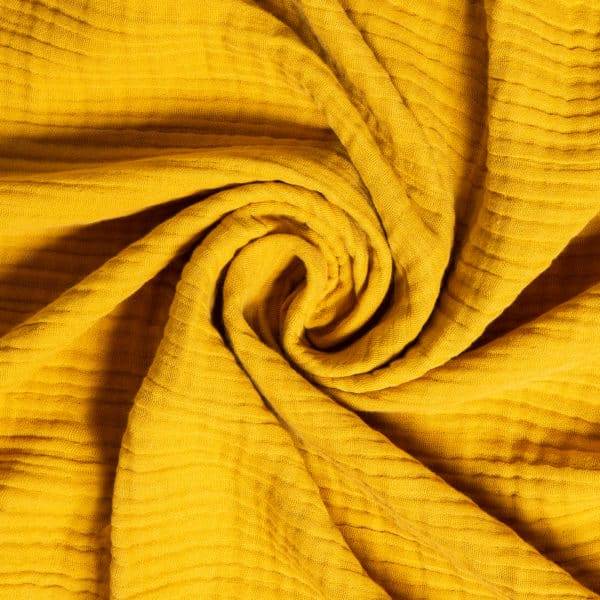 Pololo People Wear Organic Baumwoll-Mulldecke, 4-lagig , senfgelb Verkauf