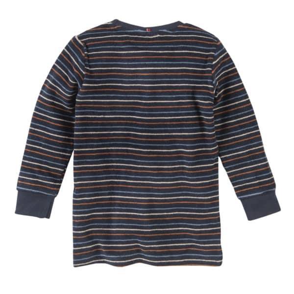 Pololo People Wear Organic Frottée- Pyjama, bunt geringelt, aus 100% Baumwolle (Bio) Fabrikverkauf