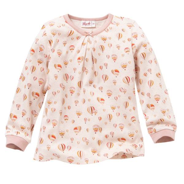 Pololo People Wear Organic Langarm-Pyjama “Heißluftballon”, rosa, Baumwolle (Bio) Sonderangebot