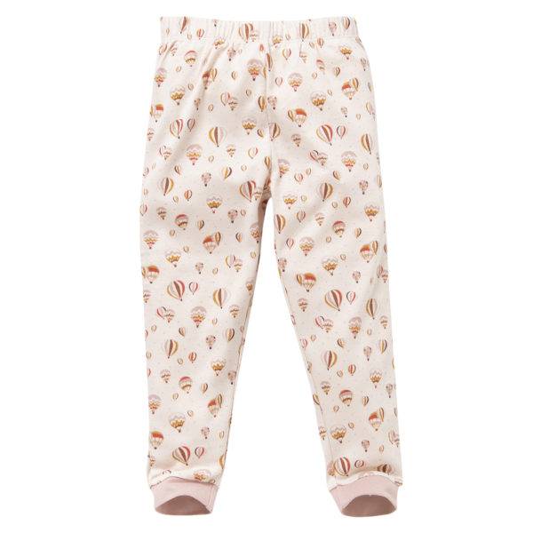Pololo People Wear Organic Langarm-Pyjama “Heißluftballon”, rosa, Baumwolle (Bio) Sonderangebot