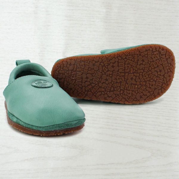 Pololo Barfußschuh Uni Leder Hellgrün Bis zu 50% Rabatt
