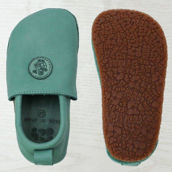 Pololo Barfußschuh Uni Leder Hellgrün Bis zu 50% Rabatt