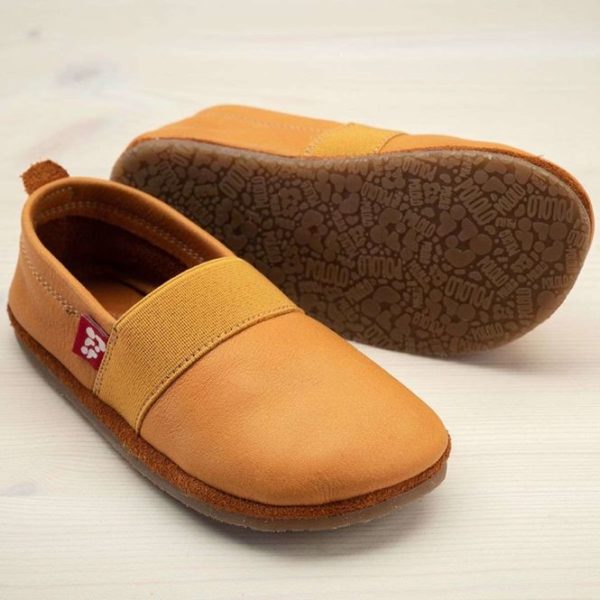 Pololo Outdoor Barfußschuh “Elastico” Hellbraun mit Gummisohle – Restgrößen Nur noch ein Tag übrig