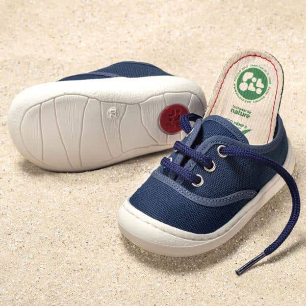 Pololo “Pepe” Baumwoll-Sneaker blau Rabatt
