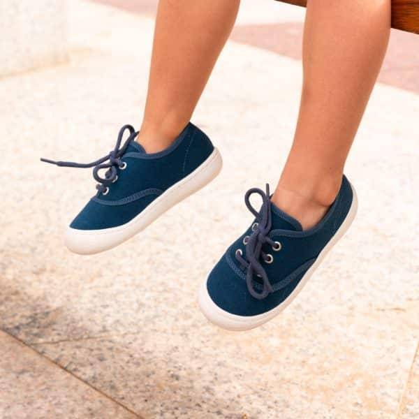 Pololo “Pepe” Baumwoll-Sneaker blau Rabatt