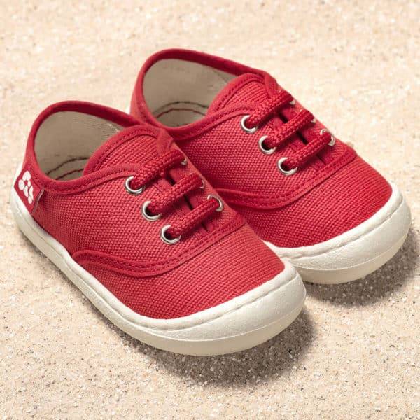 Pololo “Pepe” Baumwoll-Sneaker rot Flash Sale