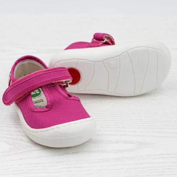 Pololo T-Bar Baumwollsandale “Arena” Pink Online Shopping