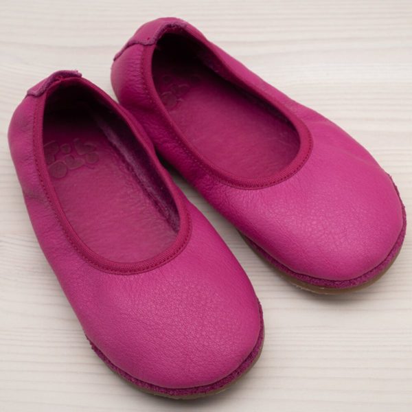 Pololo Ballerina Outdoor Leder Pink Begrenzt auf 3 Tage