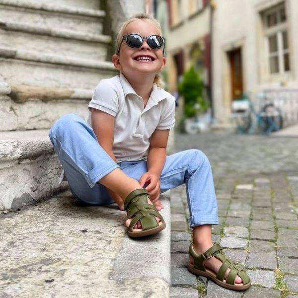 Pololo Sandale Trekking Hellbraun Outlet
