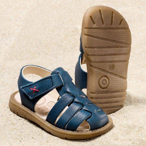 Pololo Sandale Fiesta Blau- Restpaare in Größe 20 & 21 Angebote