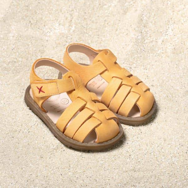 Pololo Sandale Fiesta Gelb – Restpaare in Größe 20 & 21 Hotsell