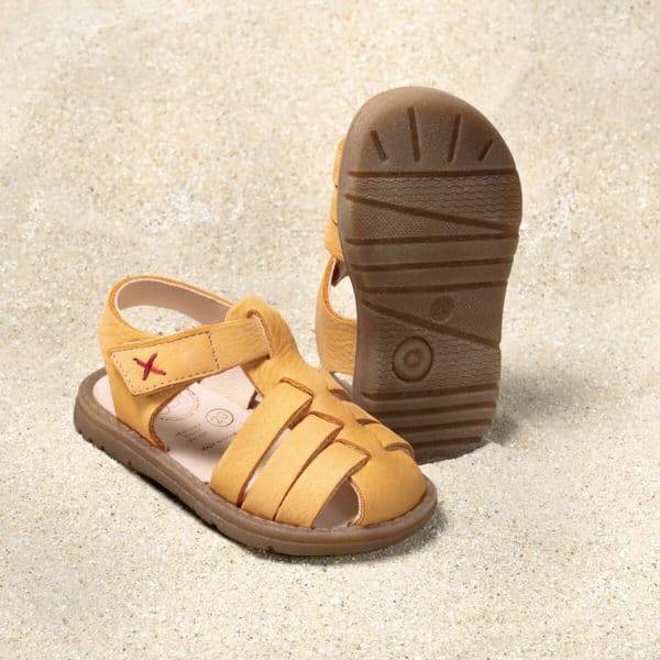 Pololo Sandale Fiesta Gelb – Restpaare in Größe 20 & 21 Hotsell