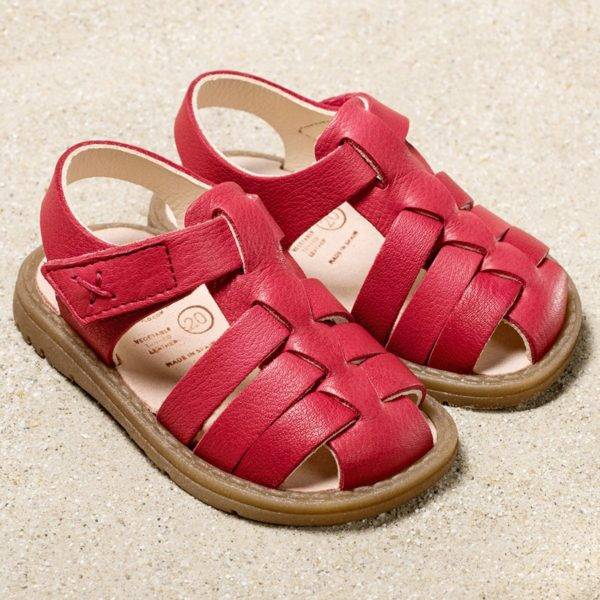 Pololo Sandale Fiesta Rot – Restpaare in Größe 20 & 21 Blitzverkäufe
