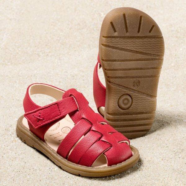 Pololo Sandale Fiesta Rot – Restpaare in Größe 20 & 21 Blitzverkäufe