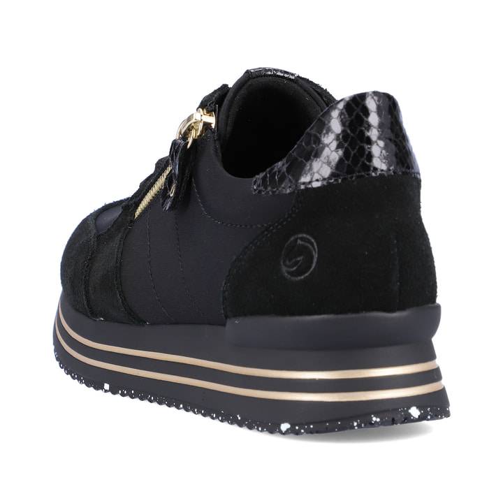 ﻿Remonte Artikelnummer D1316-01 remonte Damen Sneaker mitternachtsschwarz Räumungsverkauf