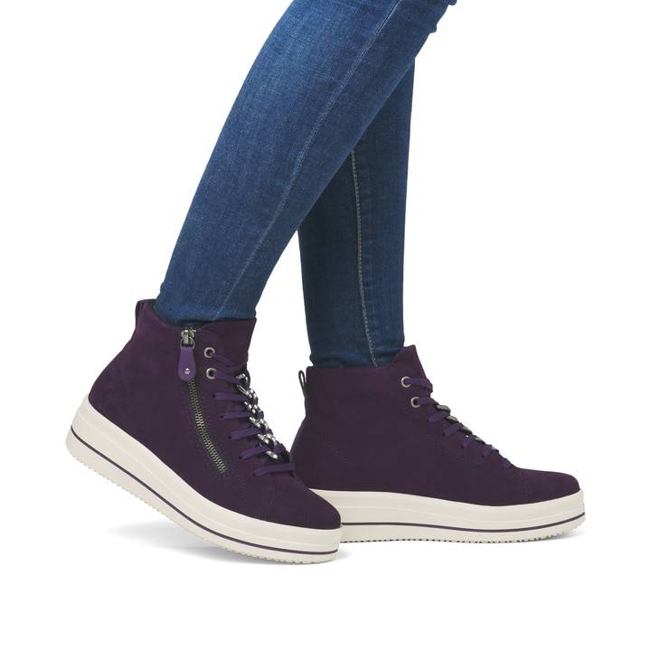 Remonte Artikelnummer D1C70-30 remonte Damen Sneaker aubergine Kauf eins, bekomm eins gratis
