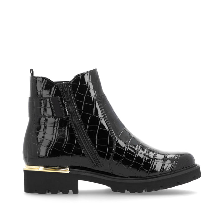Remonte Artikelnummer D8684-03 remonte Damen Chelsea Boots lackschwarz Riesige Ersparnisse