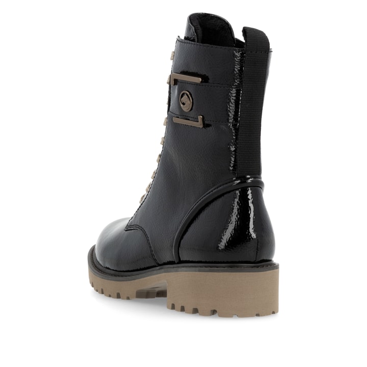 Remonte Artikelnummer D8663-00 remonte Damen Biker Boots glanzschwarz Tiefpreis