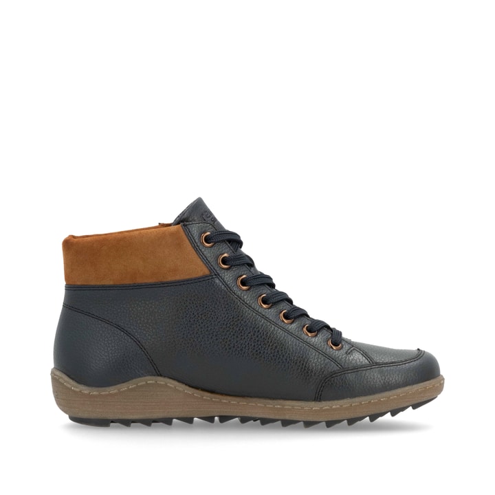 Remonte Artikelnummer R1457-14 remonte Damen Schnürschuhe dunkelblau-nougatbraun Begrenzte Freigabe