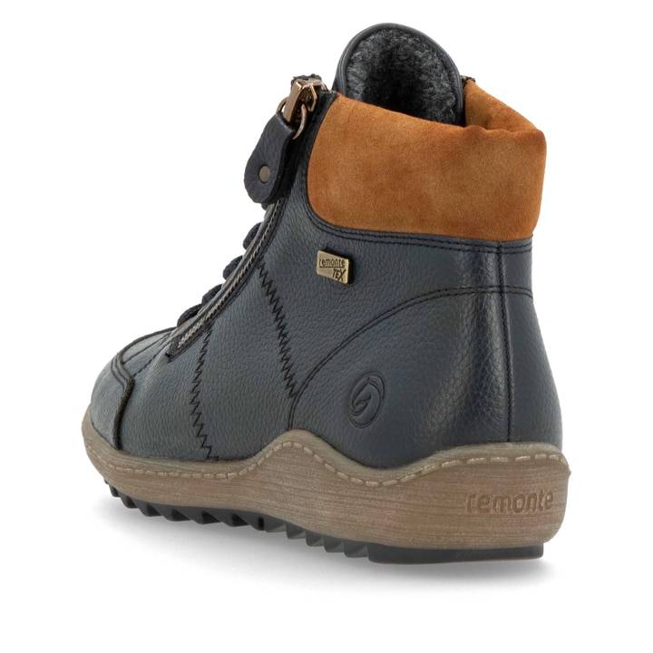 Remonte Artikelnummer R1457-14 remonte Damen Schnürschuhe dunkelblau-nougatbraun Begrenzte Freigabe