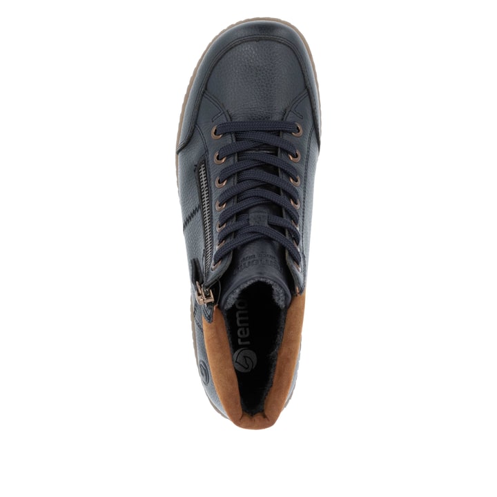 Remonte Artikelnummer R1457-14 remonte Damen Schnürschuhe dunkelblau-nougatbraun Begrenzte Freigabe