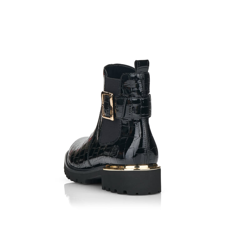 Remonte Artikelnummer D8684-02 remonte Damen Chelsea Boots lackschwarz Discount Store für neue Produkte