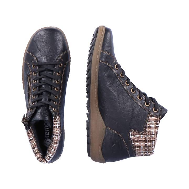 Remonte Artikelnummer R1485-01 remonte Damen Schnürschuhe graphitschwarz Speichern exportieren